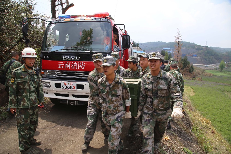 22 trapped in SW China mine flood