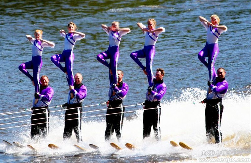 中美澳藝術滑水對抗賽