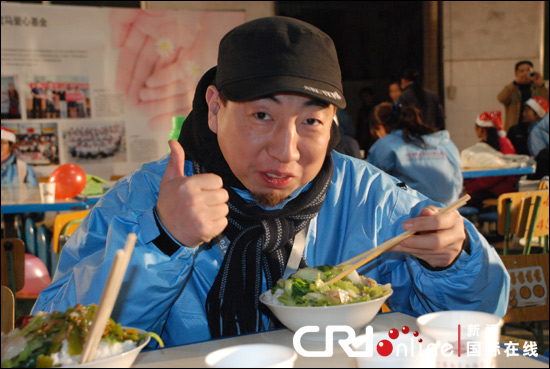 志愿者在山里學校的晚餐（組圖）