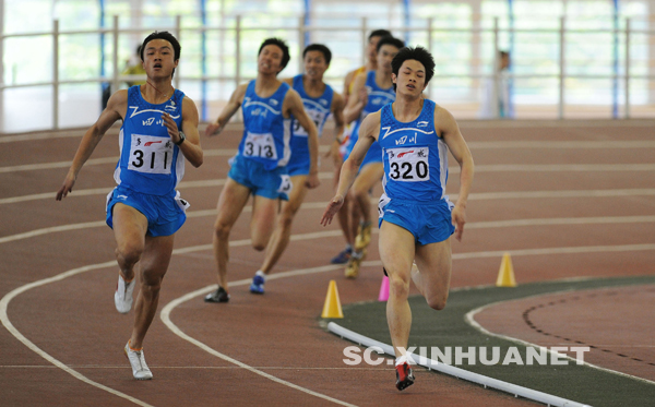 全國(guó)室內(nèi)田徑錦標(biāo)賽成都站開(kāi)賽