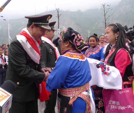 汶川縣銀杏鄉：帶著感恩的心奮進