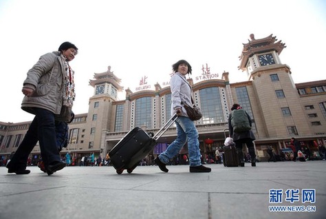 中國2011年鐵路春運(yùn)大幕將啟