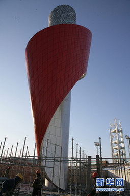 北京奧運(yùn)火炬塔全新亮相
