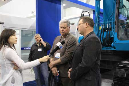 中國工程機械產品在美國國際工程機械展廣受歡迎