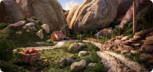 神奇！絕美食物風景畫