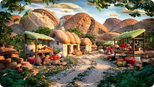 神奇！絕美食物風(fēng)景畫