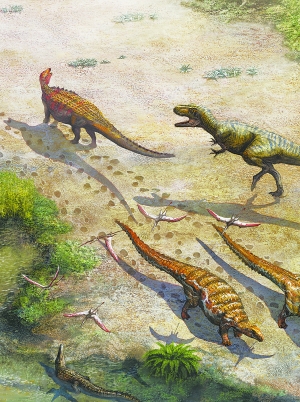 北京首次發(fā)現(xiàn)恐龍存活記錄：延慶驚現(xiàn)數(shù)百個(gè)大腳印