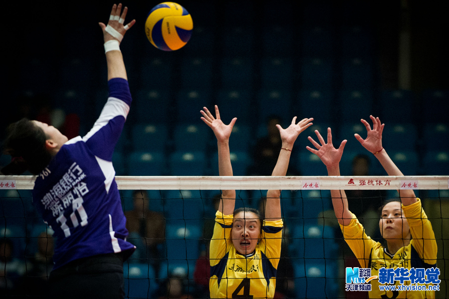 女排聯賽：天津勝山東