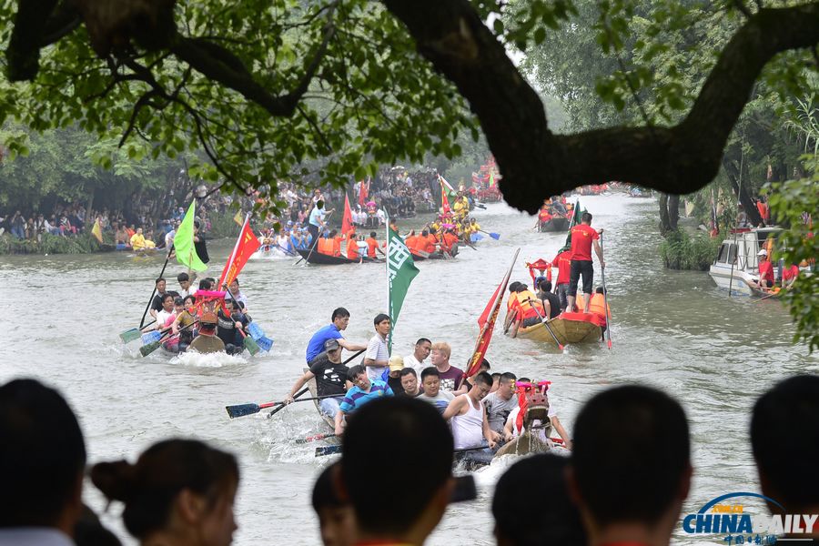 浙江杭州端午賽龍舟