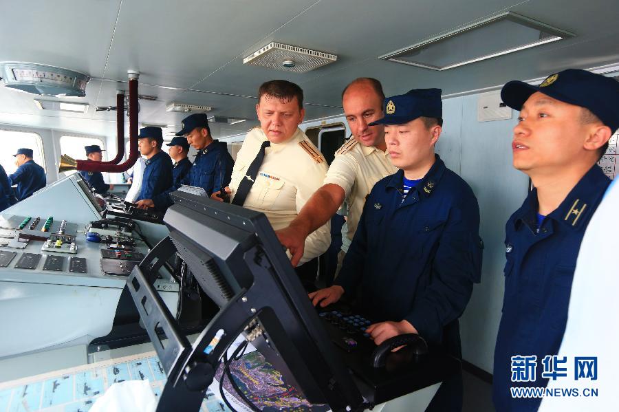 中俄海上聯演展開實兵演習階段首日演練