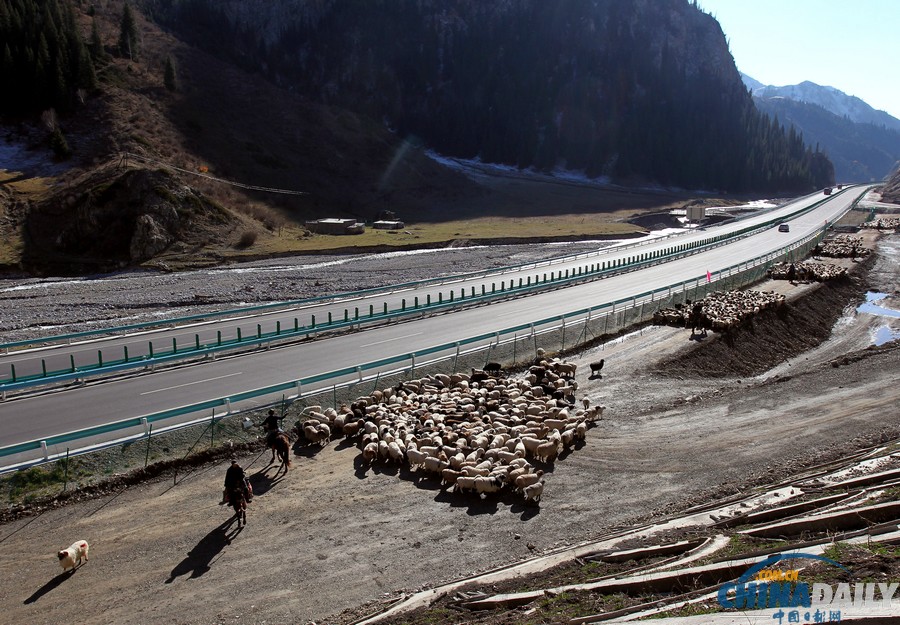 新疆果子溝牧道正式迎“客”