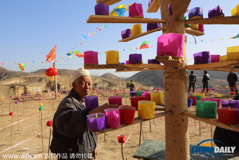 陜北社火人山人海