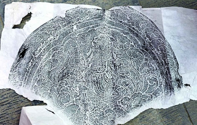 棲霞山舍利塔保養(yǎng)時(shí) 意外發(fā)現(xiàn)“飛天