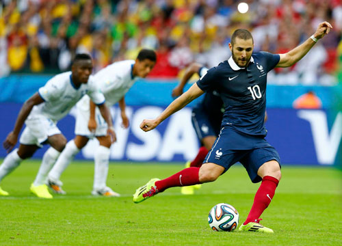 法國(guó)隊(duì)完勝洪都拉斯隊(duì) 本澤馬備受矚目