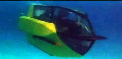 腳踏式迷你潛水艇問世 時(shí)速8公里可探至水下6米