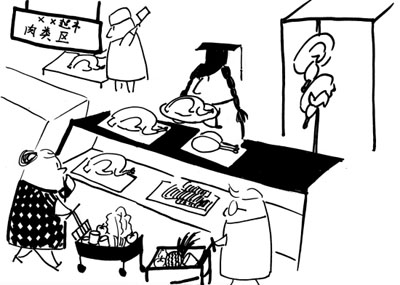 舊就業觀念作崇 何必詫異于女大學生當屠夫