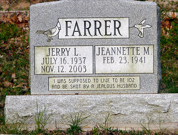 萬圣節來了 盤點最幽默的墓碑（組圖）