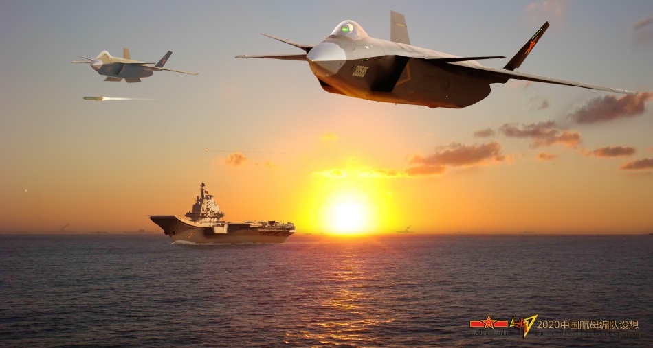 驚艷！網友繪制殲-20戰機發射空空導彈猛圖