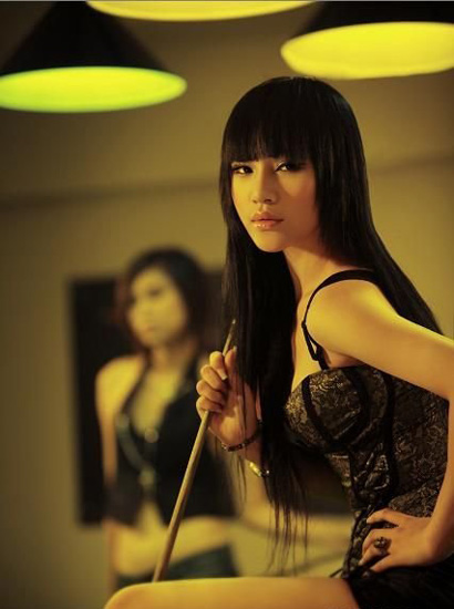 性感臺球寶貝秀寫真