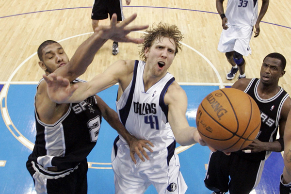 NBA季后賽：鄧肯25分 馬刺客場102:88屠小牛