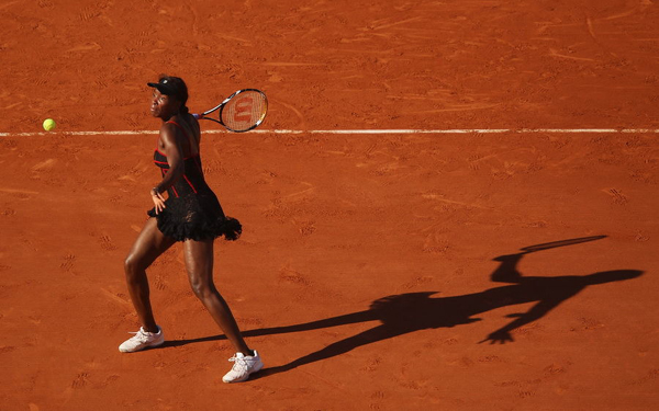 大威越來越性感 身著惹火蕾絲網(wǎng)球裙