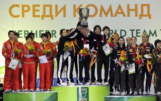 世乒賽：中國女乒夢碎莫斯科 男乒勇奪五連冠