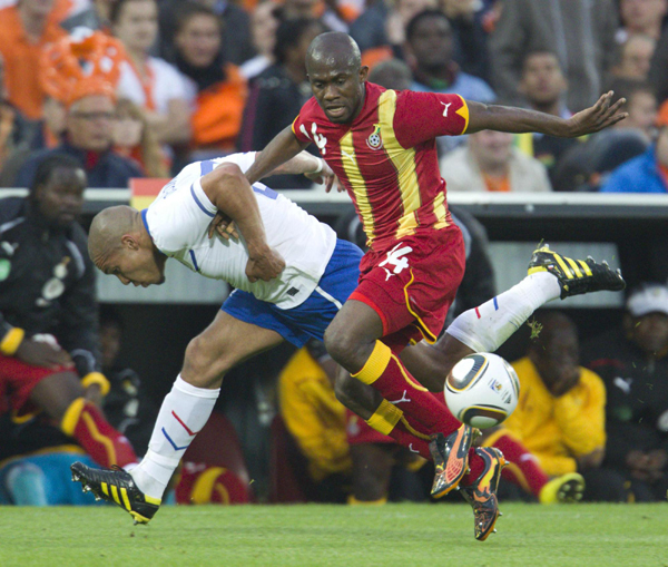 熱身賽：范德法特傳射造點(diǎn)球 荷蘭4:1大勝加納