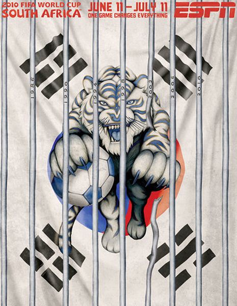 世界杯32強(qiáng)手繪海報(bào)
