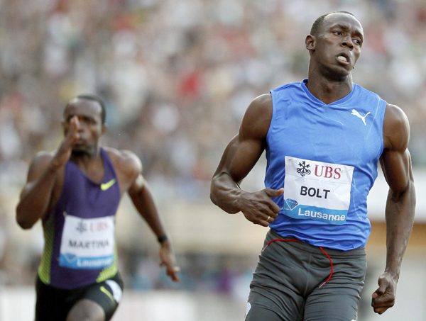 鉆石聯(lián)賽博爾特復(fù)出稱霸 羅伯斯奪今年第五冠