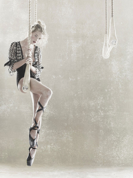 英國名模演繹體育時尚