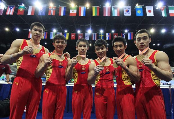 體操世錦賽：中國男團奪得四連冠