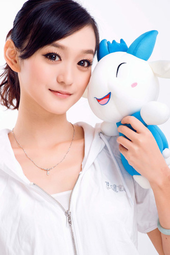 “小周迅”扮羽球寶貝