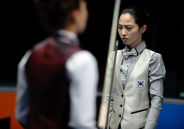 美麗臺球：潘曉婷vs車俞嵐