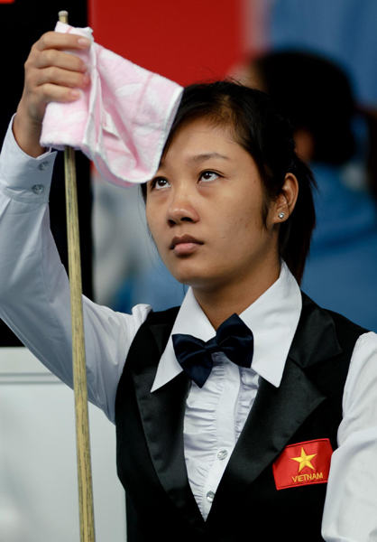 亞運臺球賽場靚影