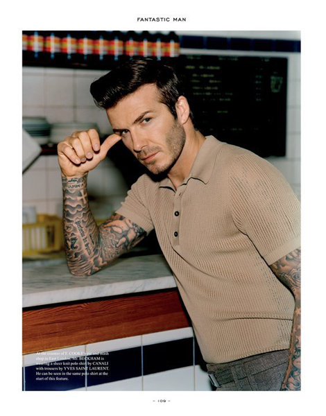 貝克漢姆文藝范兒寫真