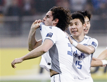 天津泰達為中國足球長臉