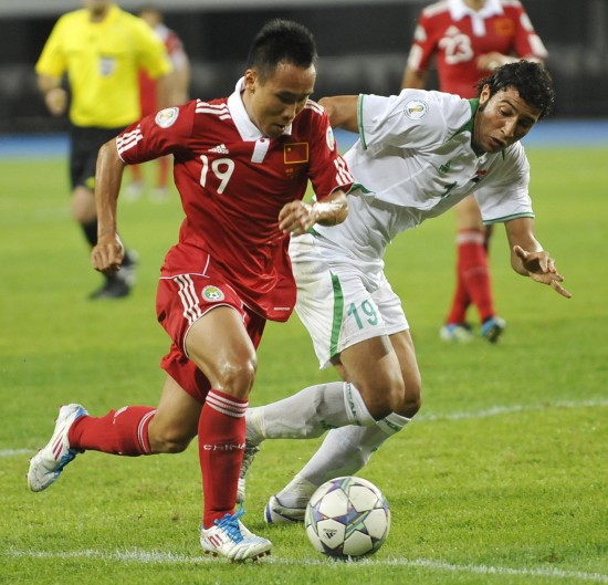 世預賽：中國主場0:1負10人伊拉克出線告急