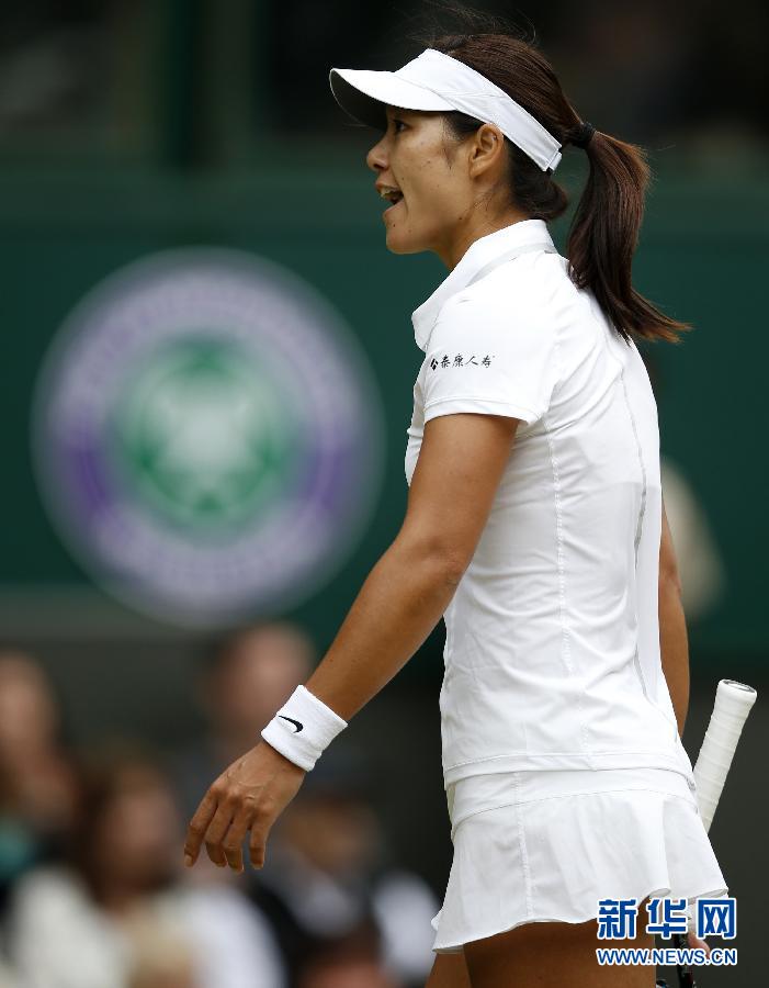 溫網：李娜1:2負拉德萬斯卡 無緣女單四強