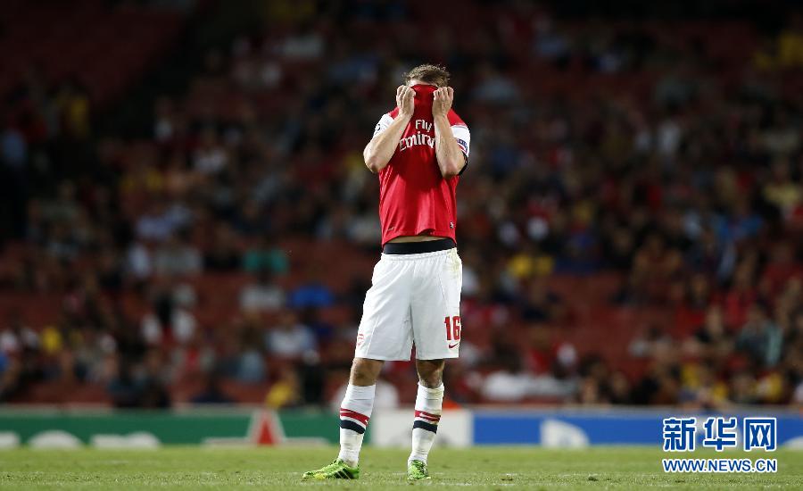 歐冠：總分5:0勝費內巴切 阿森納連續16年進正賽