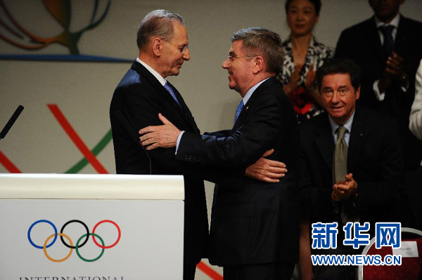 巴赫當選國際奧委會第九任主席